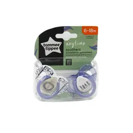 Tommee Tippee Closer To Nature Sucette Night Time 6-18m Lot de 2