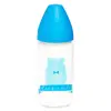 Suavinex Biberon en Verre Meaningful Life Bleu Housse Silicone 240ml