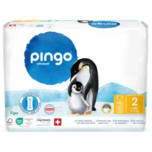Pingo Eco-Friendly Mini Diapers Size 2 (3-6 kg) 42 units