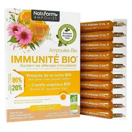 Nat & Form Ampoules Complexe Immunité Bio 20 ampoules