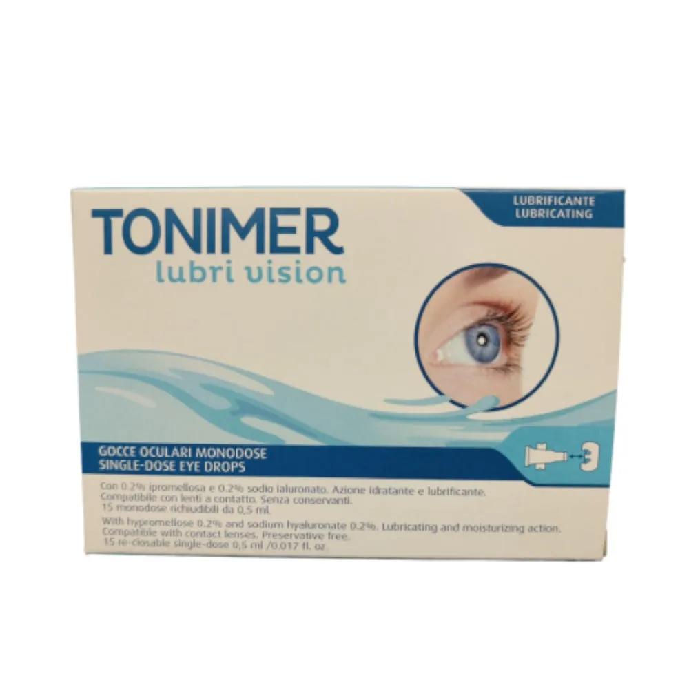 Tonimer Lubri Vision Gocce Oculari Richiudibili 15 Monodose 0,5 ml