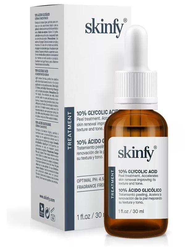 Skinfy Sérum Ácido Glicólico 10% Antienvelhecimento 30 ml