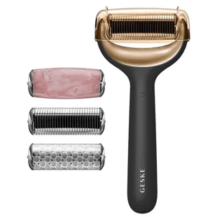 Geske MicroNeedle Gesichts- und Körperroller 9 in 1 Schwarz