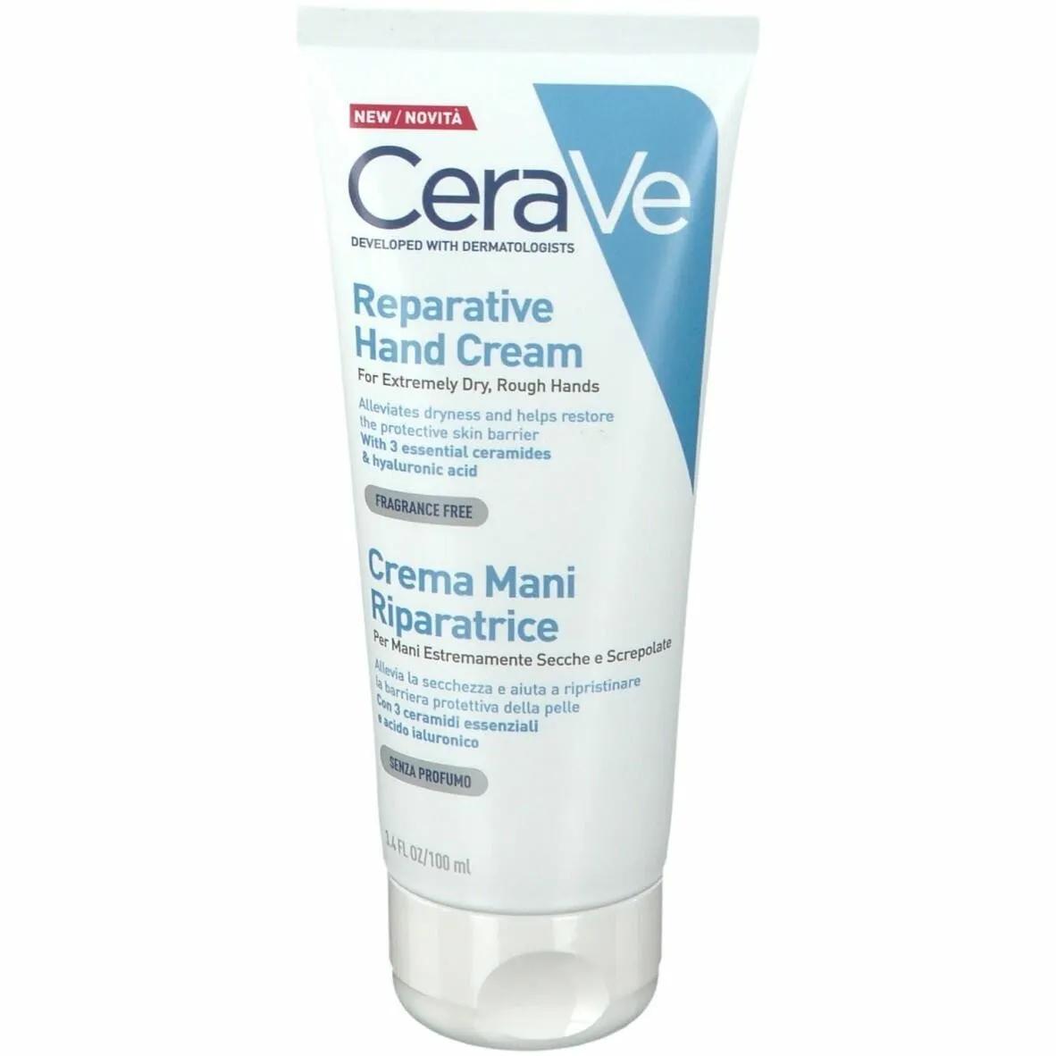 Cerave Crema Mani Riparatrice Per Pelli Estremamente Secche e Screpolate 100 ml