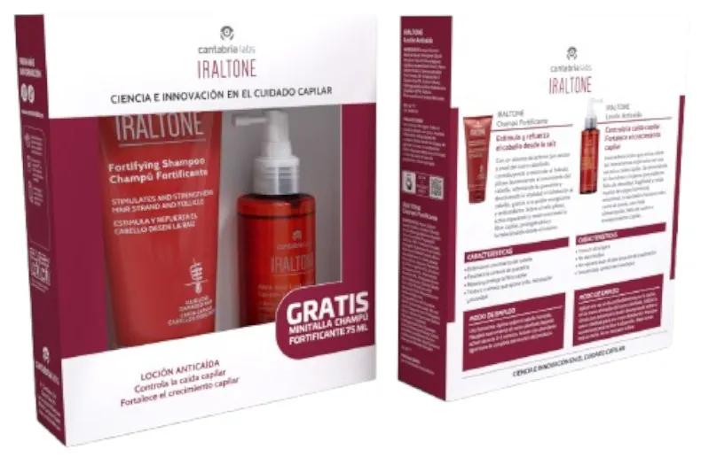 Lotion Anti-Chute Iraltone 100 ml + Shampoing Fortifiant 75 ml