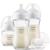 Avent Crystal Pack 3 Bottles + 1 Pacifier