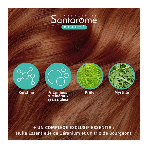 Santarome Sublimes Cheveux Force & Croissance 30 Gummies Sans sucres