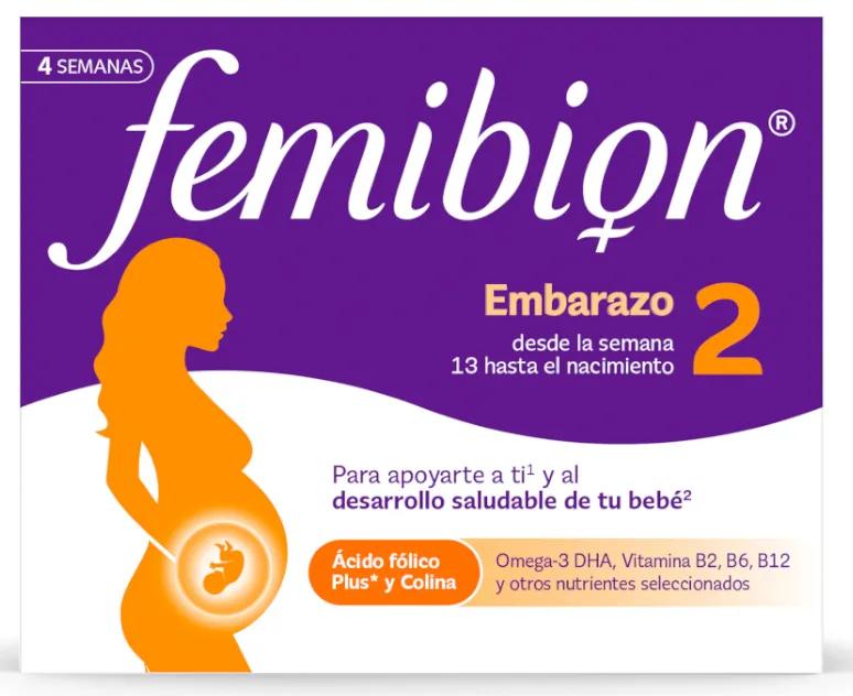 Femibion 2 zwangerschapsweken 13-40 28 tabletten + 28 capsules