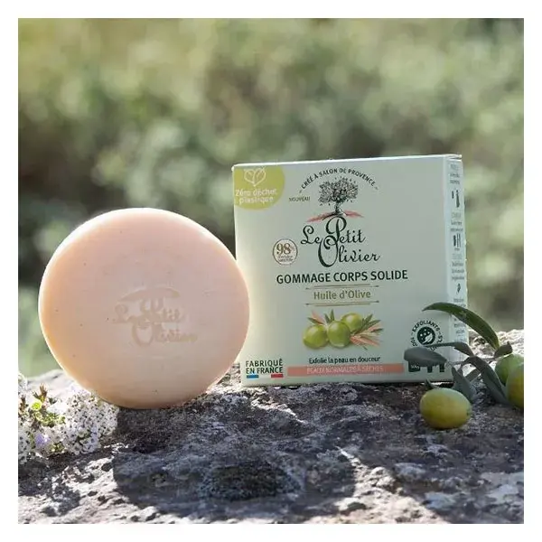 Le Petit Olivier - Solid Body Scrub - Olive Oil 100g