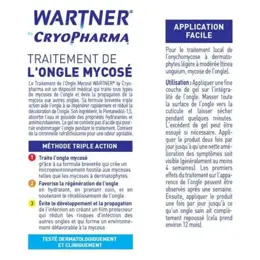 Wartner by Cryopharma Traitement Et Régénération de l'Ongle Mycosé