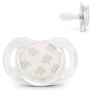 Chupeta Suavinex Poetry Tetina Fisiológica de Silicone SX Pro Rosa 6-18m