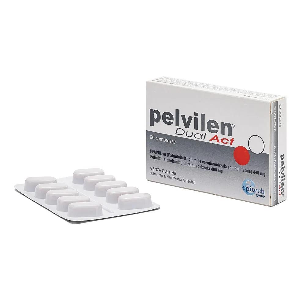 Pelvilen Dual Act Integratore Dolore Pelvico 20 Compresse