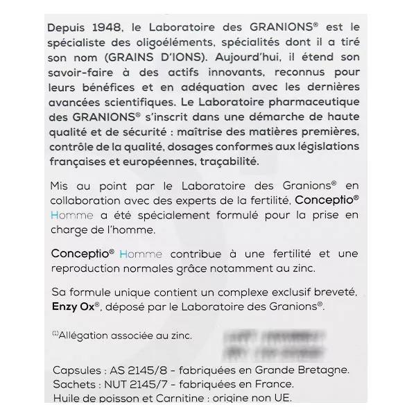 Granions Conceptio Hombre 30 sobres y 90 cápsulas