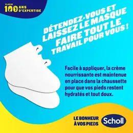 Scholl Expert Care Masque Pieds Nourrissant Huile d'Argan 1 paire