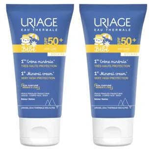 Uriage Baby 1st Mineral Cream SPF50+ 2x50 ml