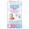 Tidoo Care Coton Maxi Carrés Bio 50 cotons