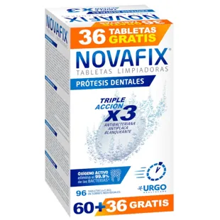 Novafix Triple Action Antibacterial Cleaning Tablets 60+36 FREE Tablets