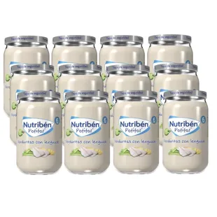 Nutribén Baby Food Vegetables with Sole +6m 12x235 gr