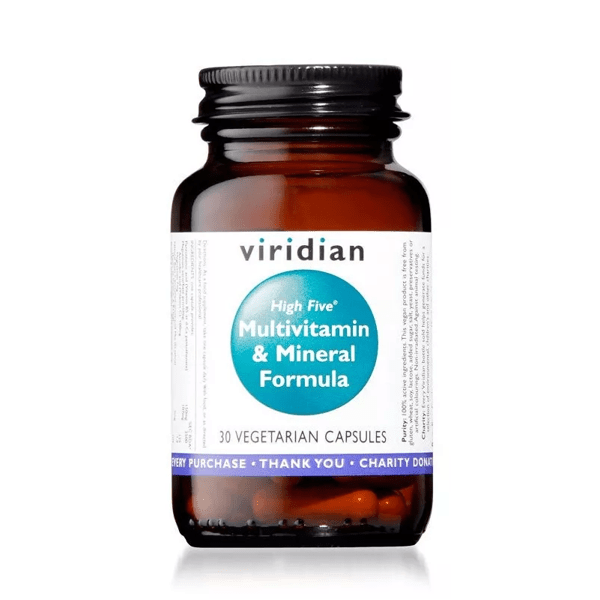 High Five Viridian Multivitamins and Minerals 30 Capsules