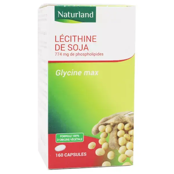 Naturland Organic Soy Lecithin 160 Capsules