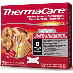 3 adaptable Thermacare patches