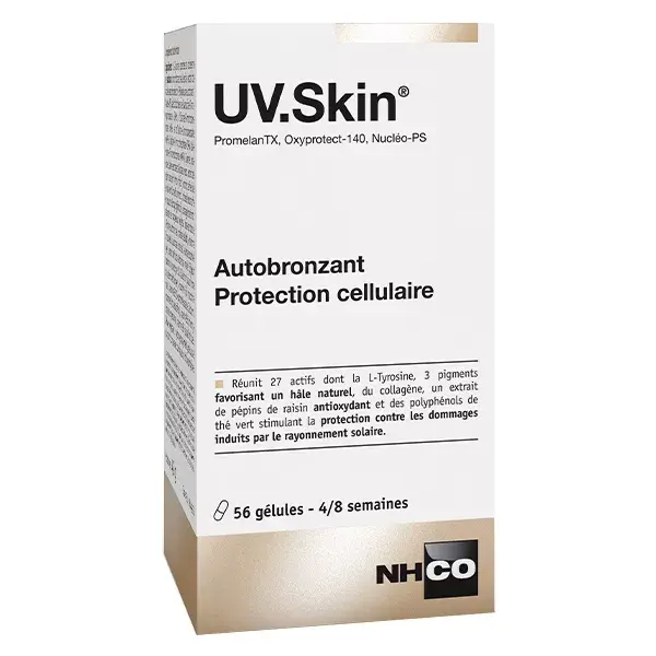 NHCO UV.Skin autobronzant protection cellulaire 56 gélules