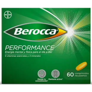 Berocca Performance Vitamins and Performance 60 Tablets