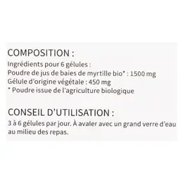 Phytaya Circulation Myrtille Bio 200 gélules