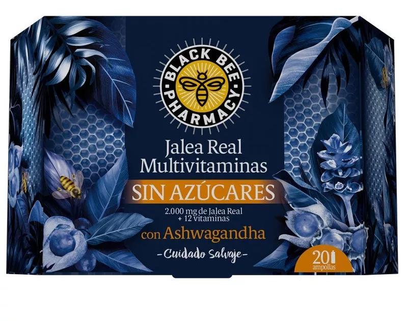 Black Bee Jalea Real Multivitaminas sin Azúcares 20 Ampollas