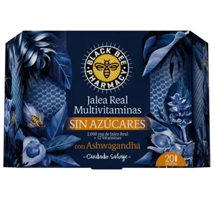 Black Bee Royal Jelly Multivitamins without Sugars 20 Ampoules