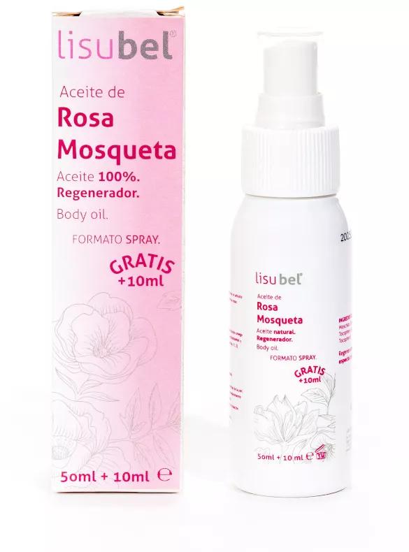 Lisubel Óleo de Rosa Mosqueta Spray 50 + 10ml