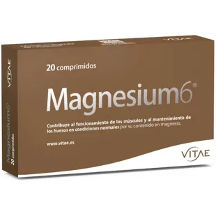 Vitae Magnesium6, 6 Magnesium Salts, B6 and Taurine 20 Tablets