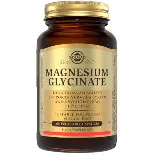 Solgar Magnesium Bisglycinate 60 Vegetable Capsules