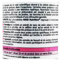 NHCO Lipocyte anti-capitons jambes affinées 500ml