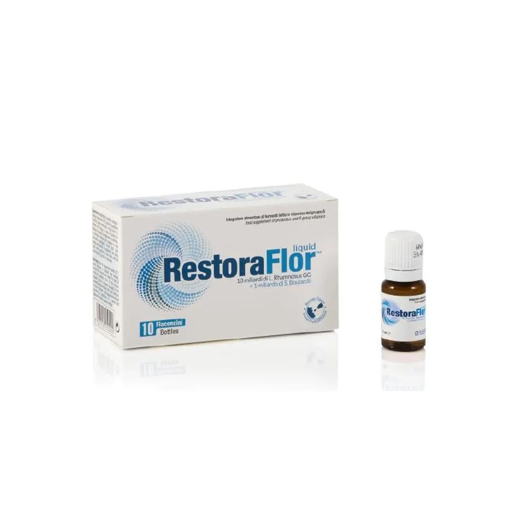 Restoraflor Liquid Integratore con Fermenti Lattici 10 Flaconcini