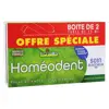 Boiron Homéodent Dentifrice Soin Blancheur Chlorophylle Lot de 2 x 75ml