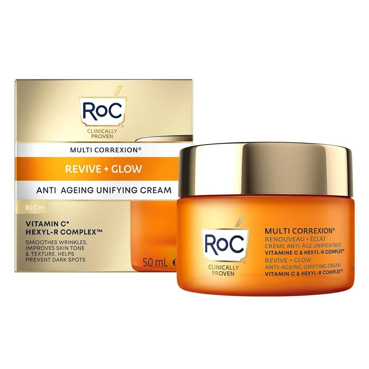 Roc Multi Correxion Revive&Glow Crema Viso Uniformante 50 ml