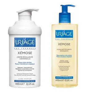 Uriage Xemose Universal Emollient Cream 400 + Reinigungsöl 400ml