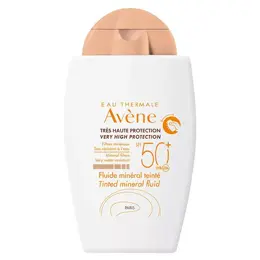 Avène Eau Thermale Solaire Fluide Minéral Teinté SPF 50+ 40 ml