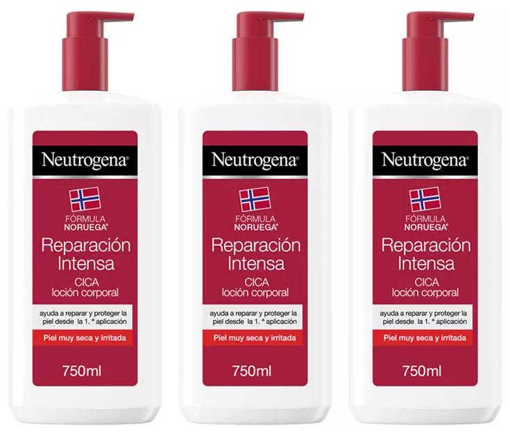 Neutrogena Body Lotion Repair sehr trockene Haut 3x750 ml