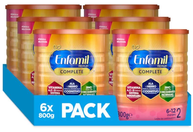 Enfamil 2 Premium Lait de Suite Complet 6x800 gr