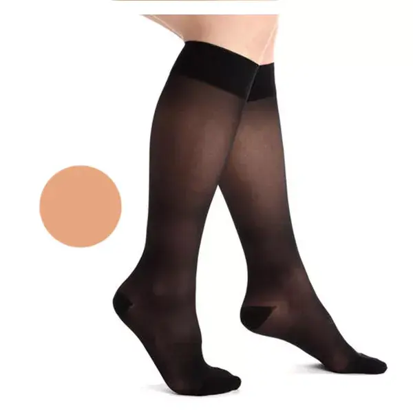 Venoflex Incognito Absolu Chaussettes Classe 2 Long Taille 3 Nude