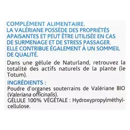 Naturland Valériane Bio 75 végécaps + 38 Offertes