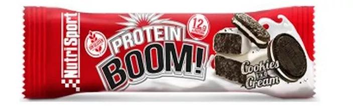 Nutrisport Barra Proteínas Protein Boom Cookies e Creme 49gr