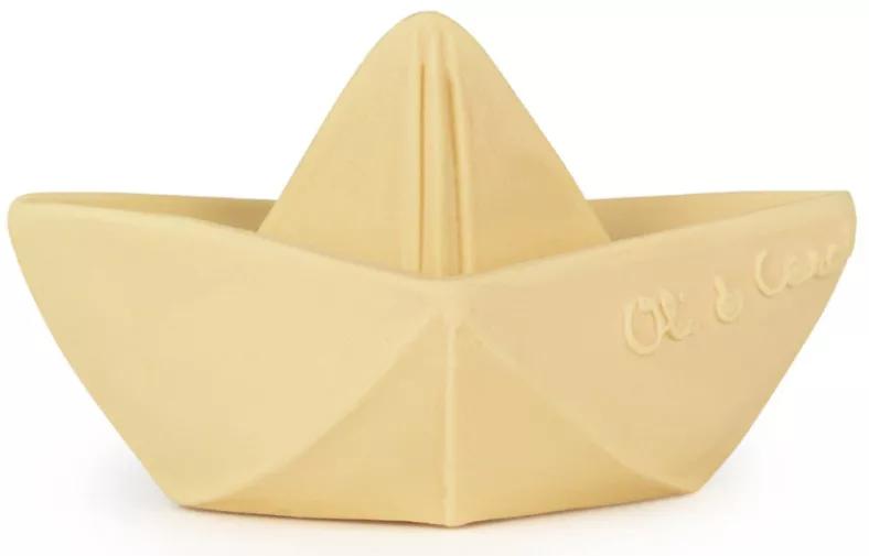 Oli&Carol Vanilla Origami Boat Teether