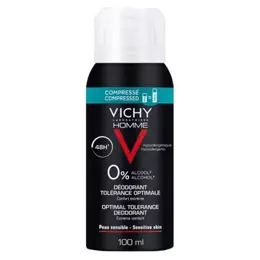 Vichy Homme Déodorant Tolérance Optimale 48h Spray 100ml