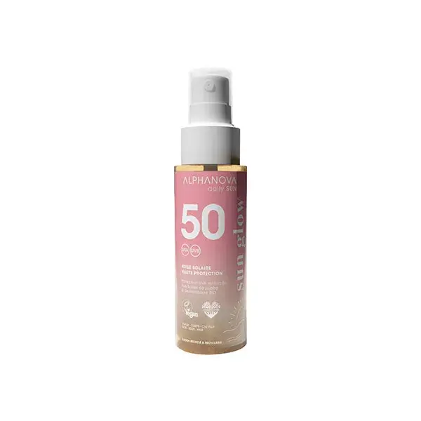 Alphanova Daily Sun Olio Solare SPF50 Sun Glow Pocket Week-ind 50ml