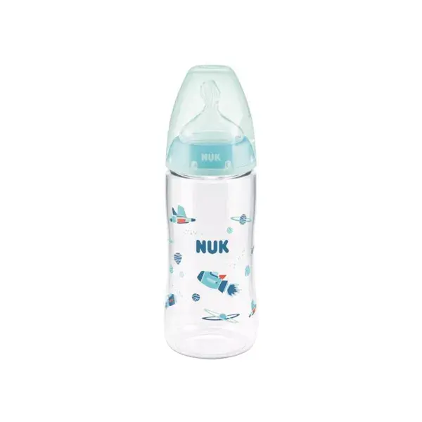 Nuk FIrst Choice Turquoise Bottle 0-6 months 