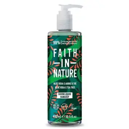 Faith In Nature Savon Mains Liquide Aloe Vera & Arbre à Thé 400ml