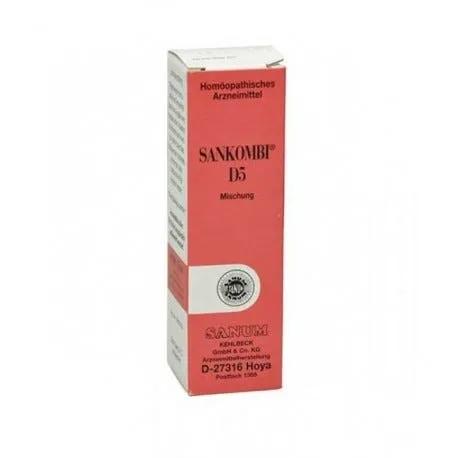 Sanum Sankombi D5 Gocce Omeopatiche per Raffreddore e Tonsillite 10 ml